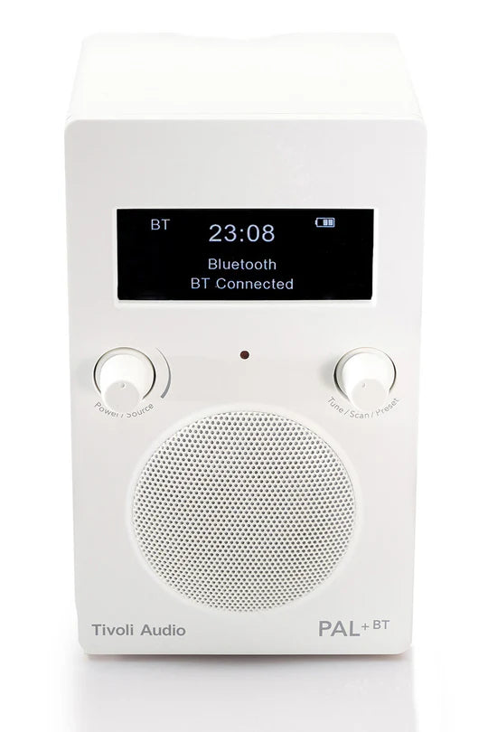 Tivoli Audio PAL+BT DAB+/Bluetooth Høyttaler (Hvit) NY