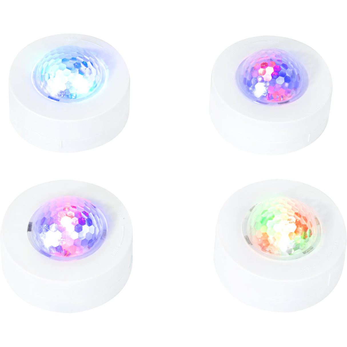 Mini astroeffekt med batteri (4-pak)