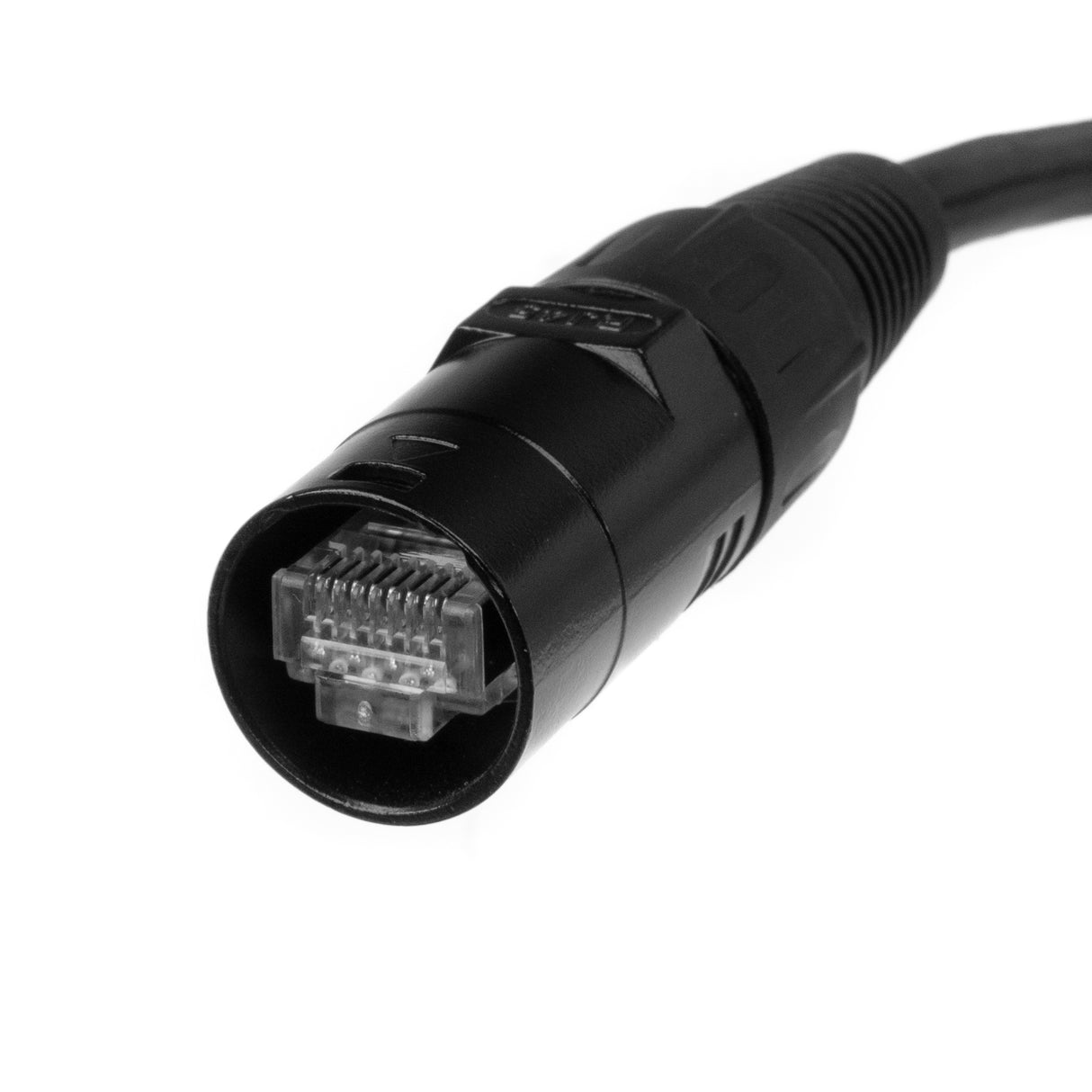 CAT7 til CAT7 metallhus svart/20m