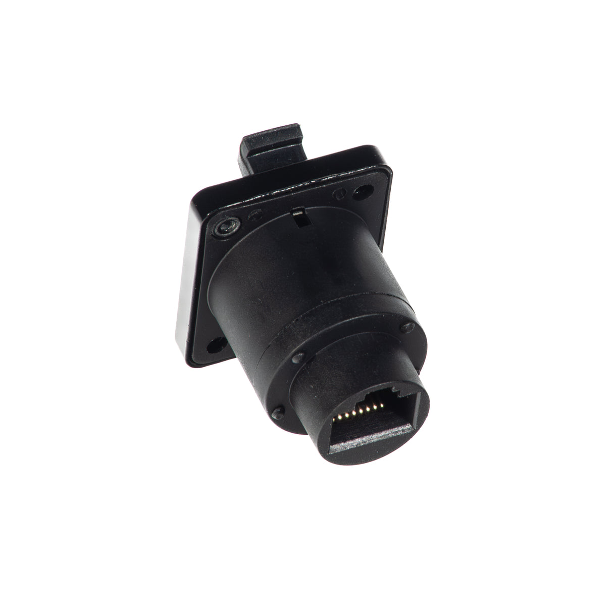 Perfex RJ45 Chassis Stikk (Sort)