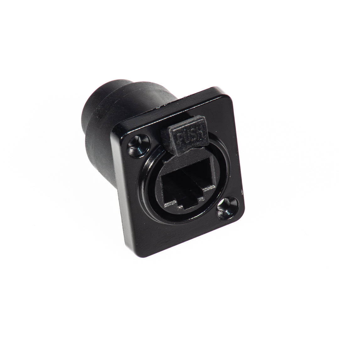 Perfex RJ45 Chassis Stikk (Sort)