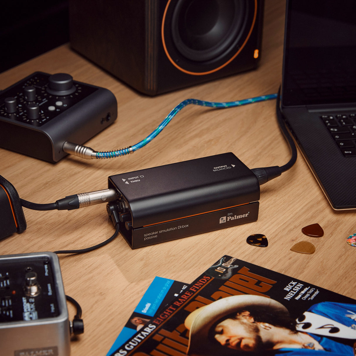 Palmer RIVER ilm - Passiv høyttalersimulerings-DI-boks