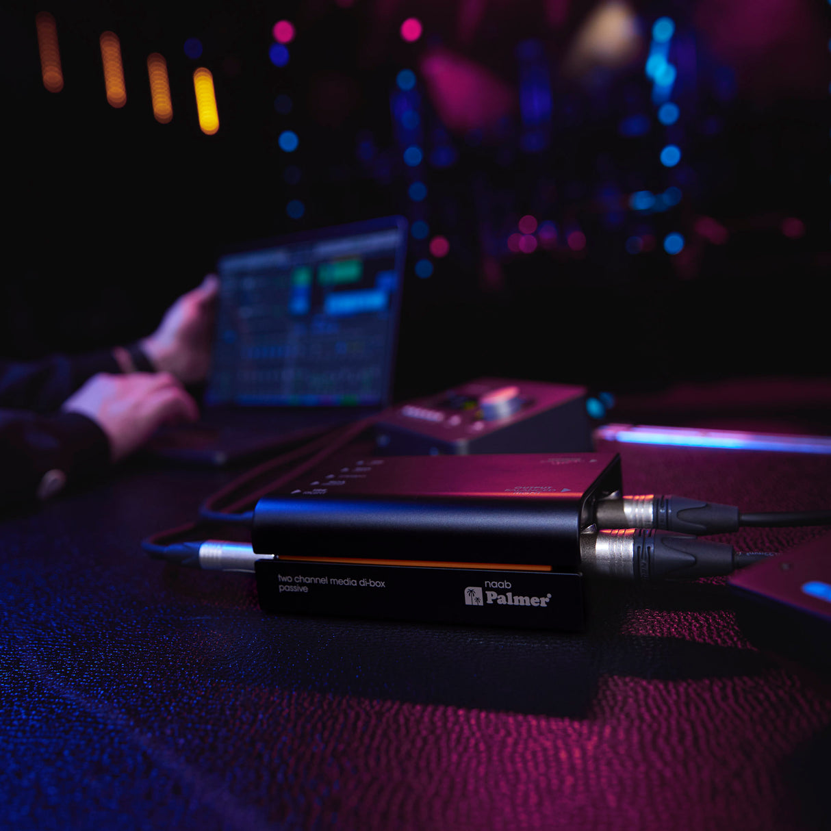 Palmer RIVER naab - Passiv 2-kanals DI-boks for mediebruk