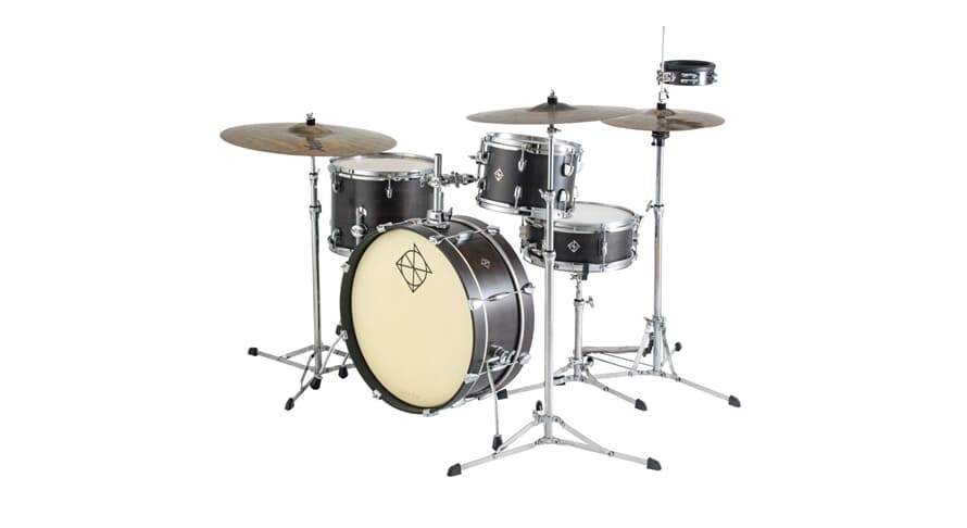 Dixon PODL520BKC trommesett, satin svart kullakk