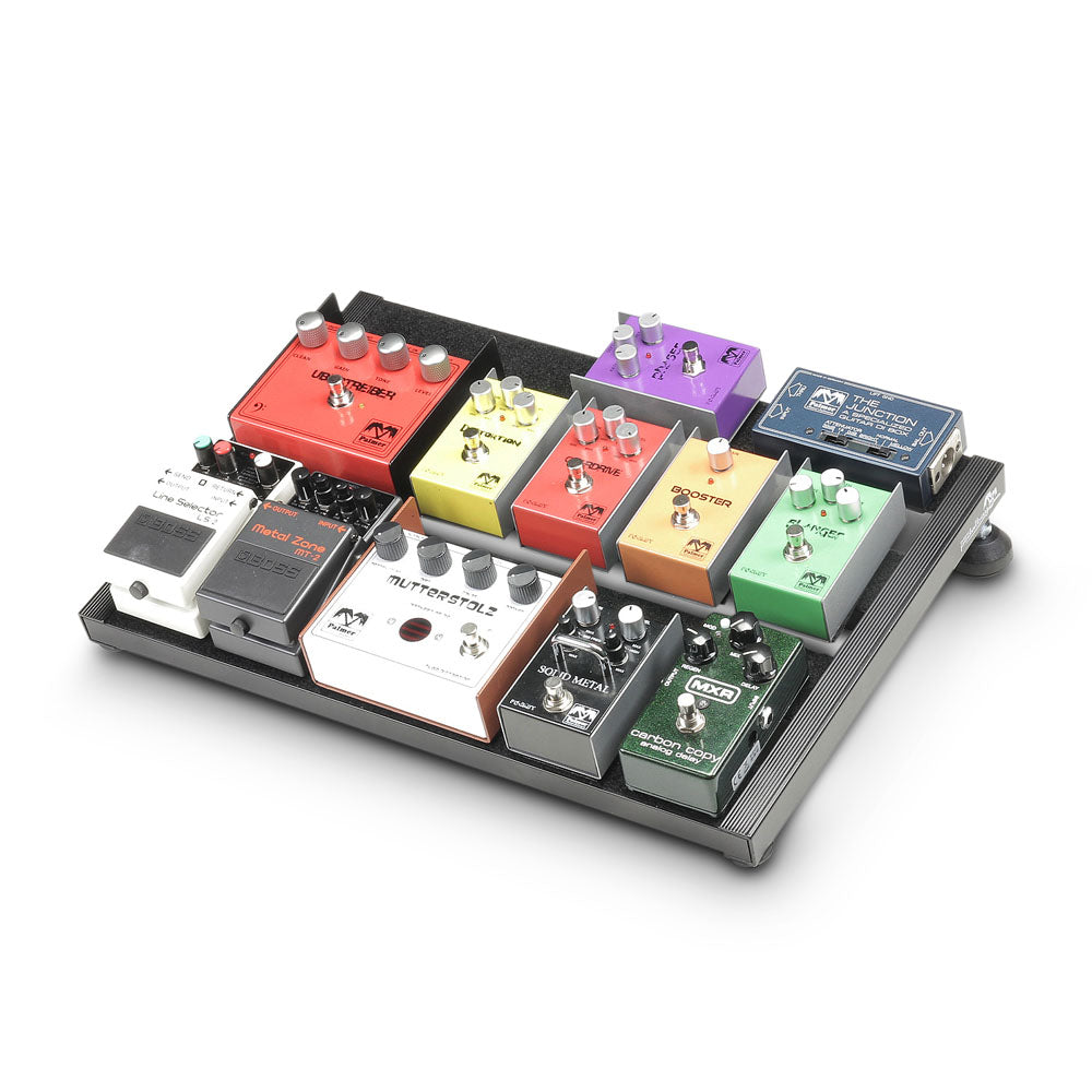 Palmer PEDALBAY® 40 - Lett pedalboard med variabel konfigurasjon med beskyttende softcase, 45 cm