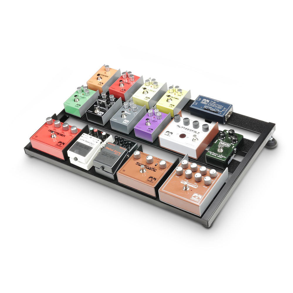 Palmer PEDALBAY® 60 L - Lett, justerbart pedalboard med beskyttende softcase, 60 cm