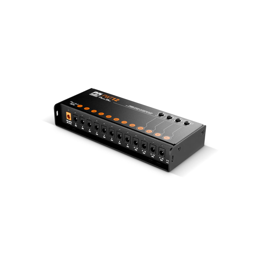Palmer PWT 12 MK 2 – Universell strømforsyning til pedalboard med 12 utganger