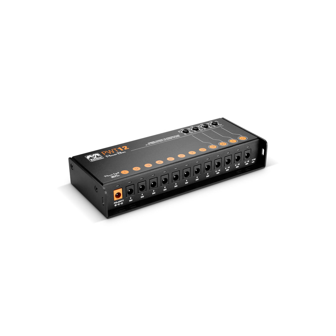 Palmer PWT 12 MK 2 – Universell strømforsyning til pedalboard med 12 utganger