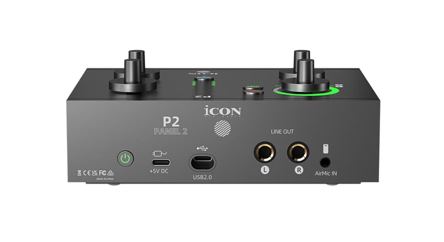 iCon Panel 2 USB-lydkort, 2 inn og 2 ut