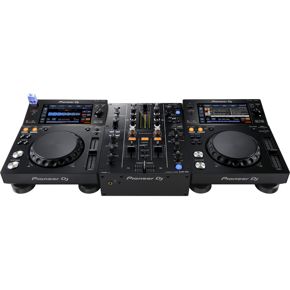 Pioneer DJ DJM-450 + XDJ-700 Pakke
