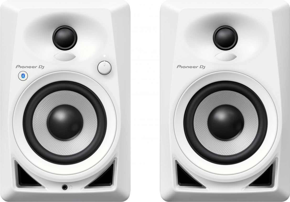 Pioneer DJ DM-40BT-W studiomonitorer med Bluetooth (hvit)