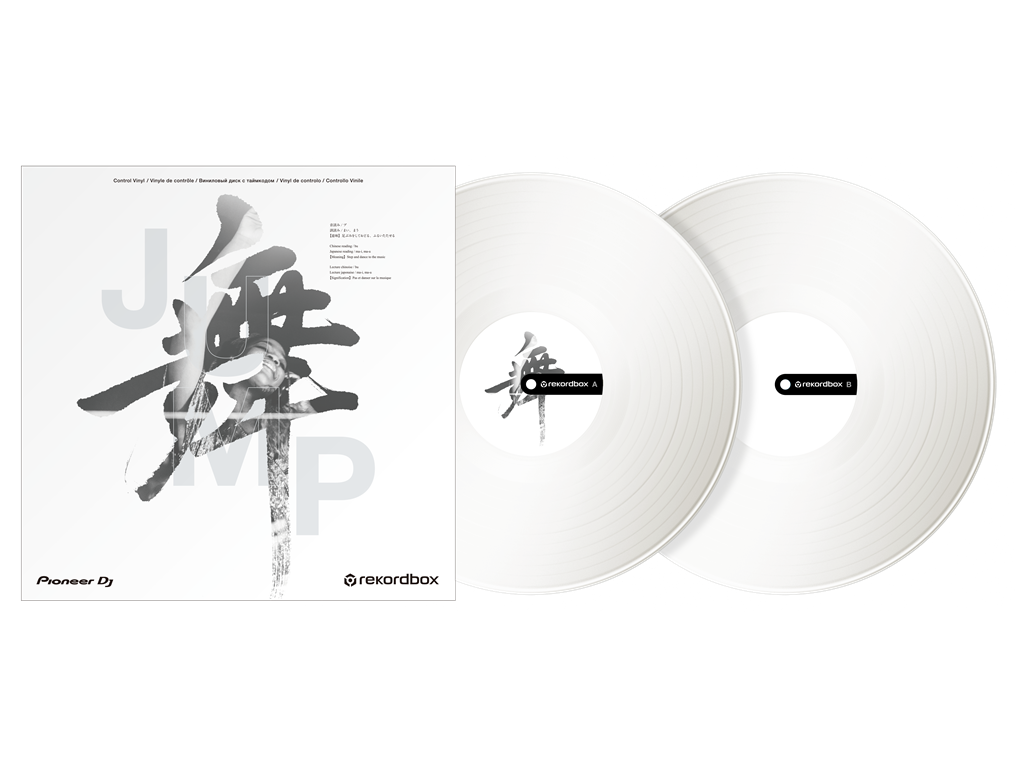 RB-VD2-W Rekordbox kontrollvinyl (sett av 2) (hvit)