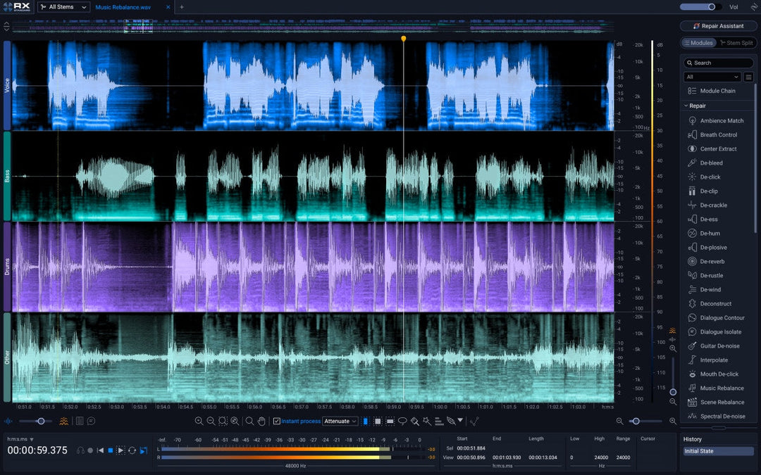RX 12 Standard: CRG fra ethvert betalt iZotope-produkt