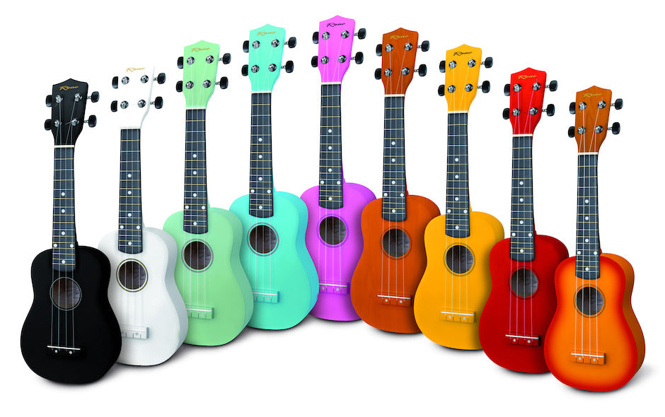 Reno RU150 Soprano Ukulele (svart)