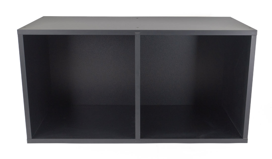 Studio 57 - Oppbevaringshylle til vinylplater (71,5 x 36,5 cm, Sort)