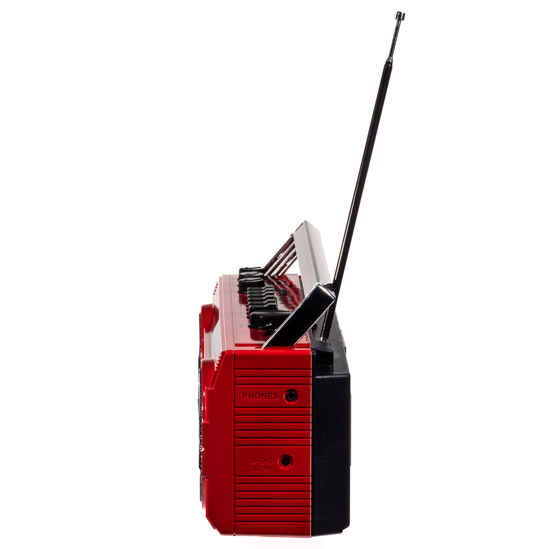 Studio 57 - Kassettspiller m. FM & Bluetooth, Rød