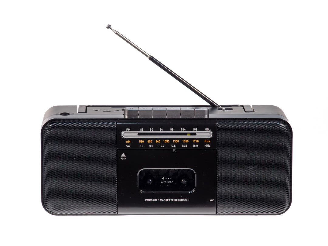 Studio 57 - Kassettspiller m. FM & Bluetooth, Sort