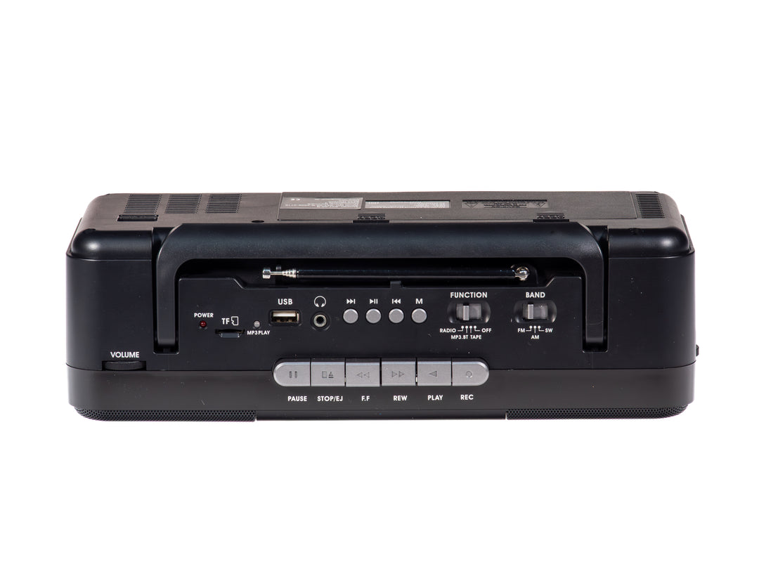 Studio 57 - Kassettspiller m. FM & Bluetooth, Sort