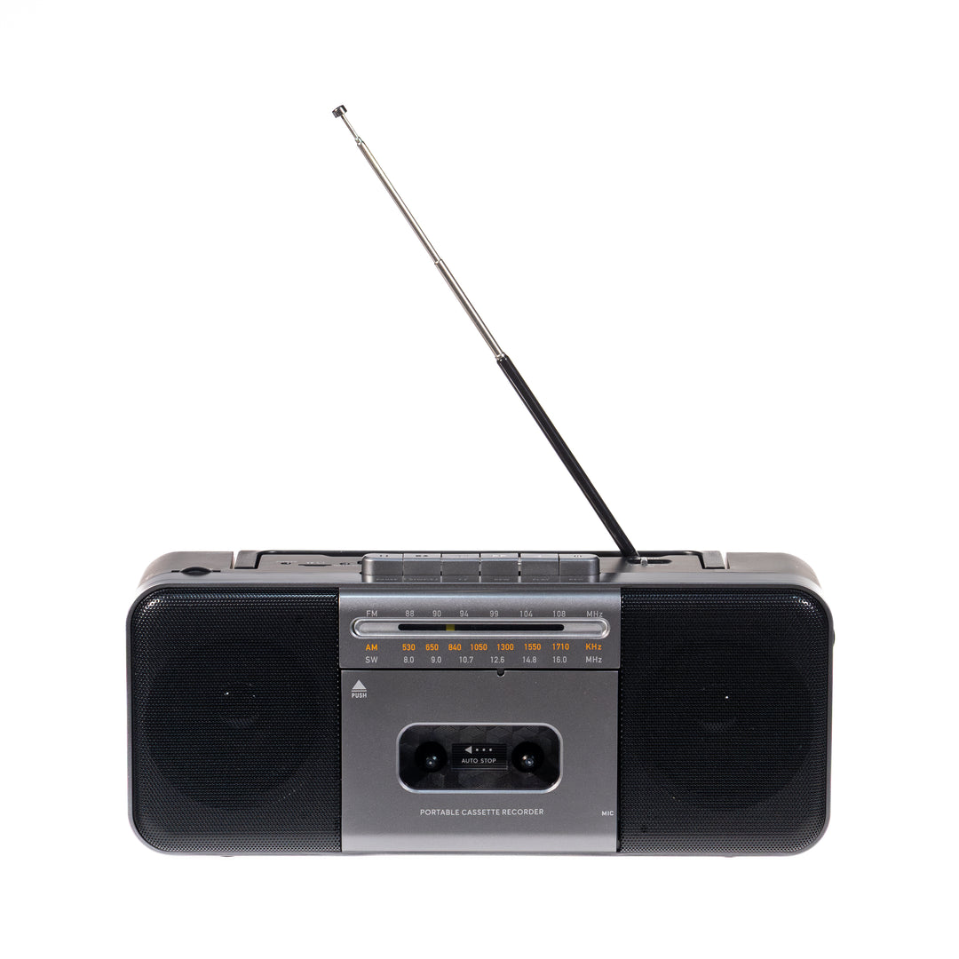 Studio 57 - Kassettspiller m. FM & Bluetooth, Grå