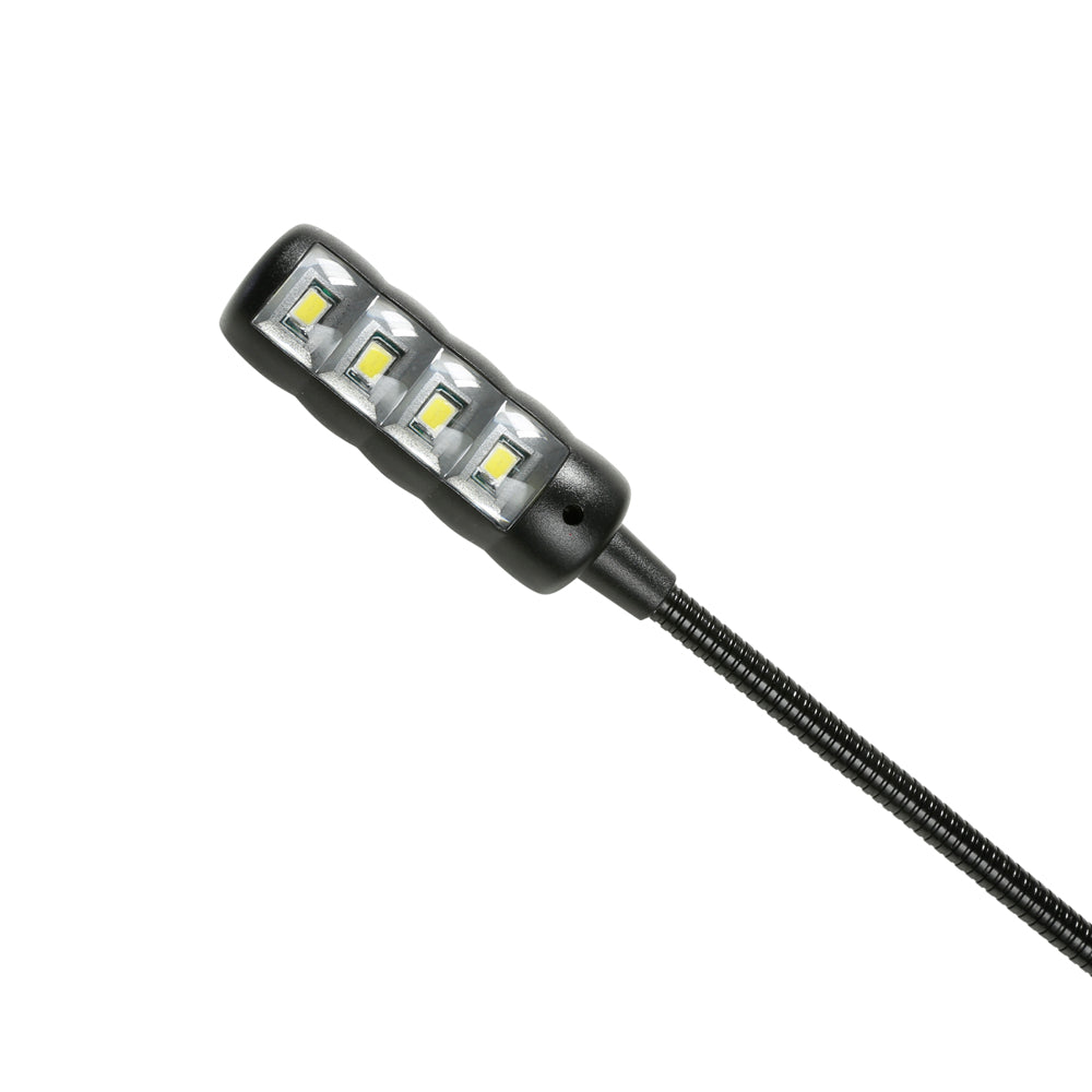 Adam Hall Stands SLED 2 ULTRA USB - LED-lampe med dobbel svanehals og USB-plugg