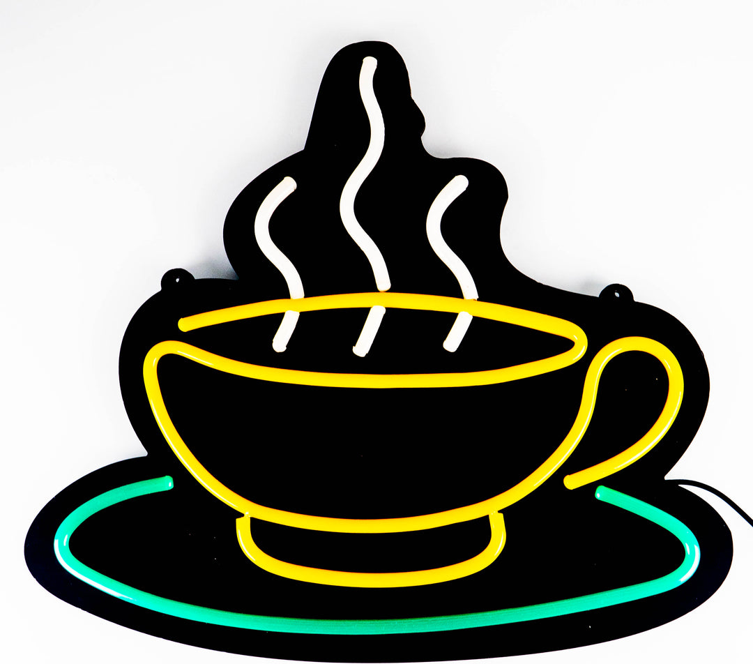 Neonskilt "Kaffekopp" (48cm)