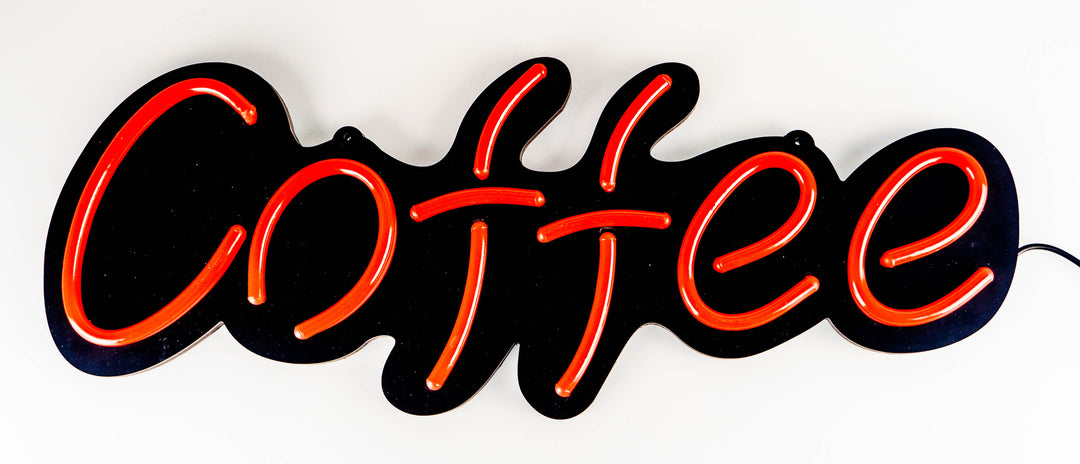 Neonskilt "Kaffe" (60 cm)