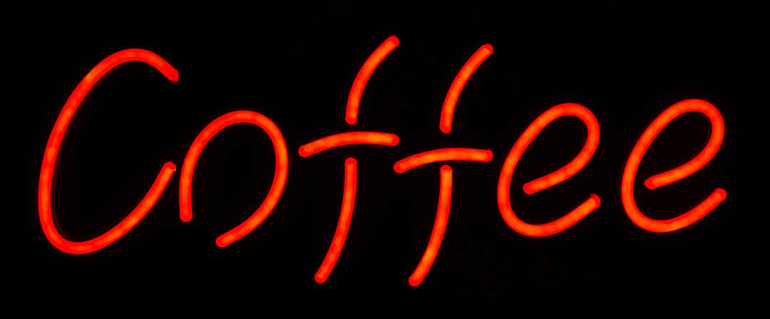 Neonskilt "Kaffe" (60 cm)
