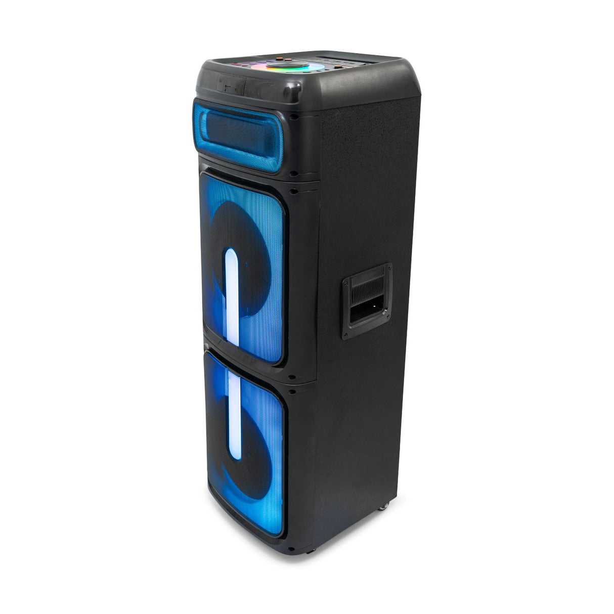 IBIZA festhøyttaler m. lys og karaoke-funksjon