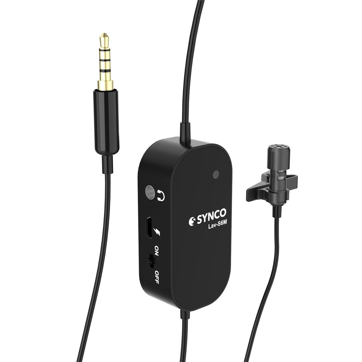 Synco lavalier mikrofon m/hovedtelefon udgang