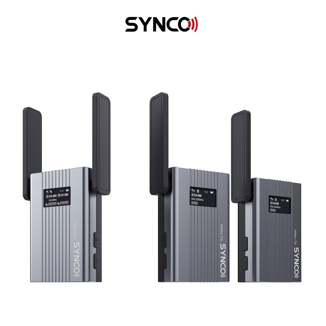 Synco trådløst mikrofonsystem 2 TX / 1 RX UHF 525 MHz-539.7 MHz