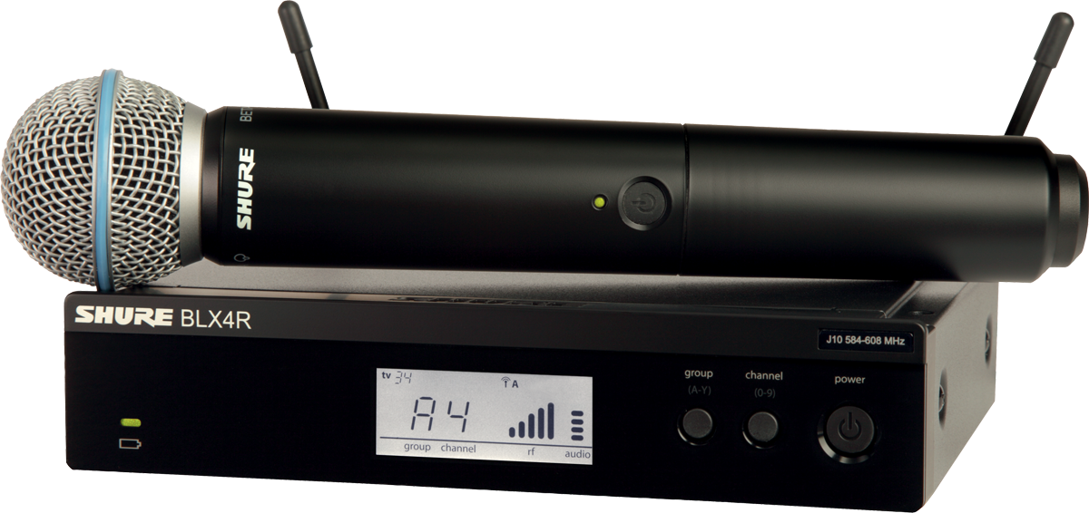 Shure BLX24RE/B58-K3E trådløst mikrofonsystem (Beta58)
