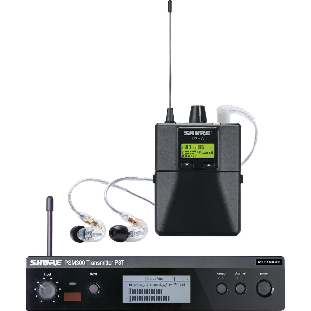 Shure PSM300 SE215 – In-ear-system (H20)