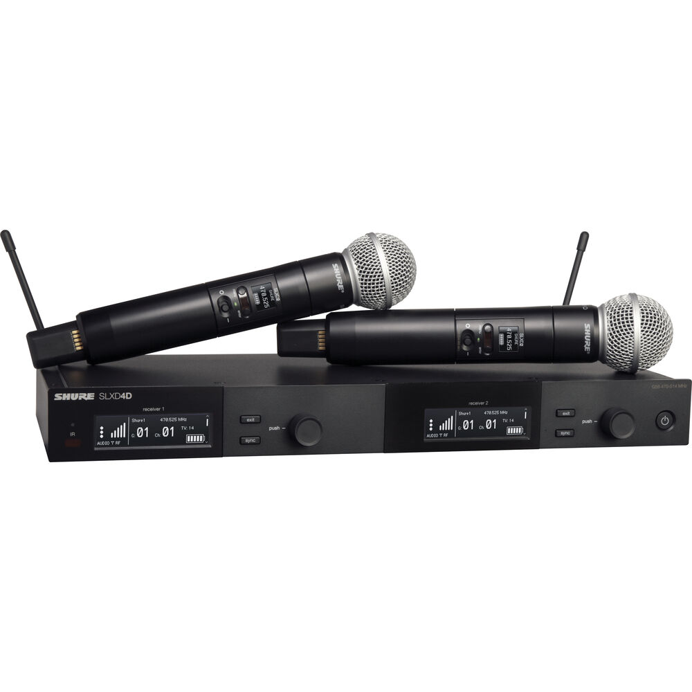 Shure SLXD24DE/SM58-J53 trådløst mikrofonsystem (562-606Mhz)