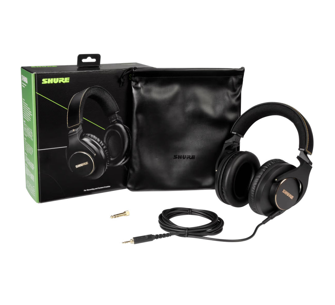Shure SRH840A-EFS Study Headphone (svart / gull)
