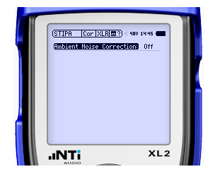 NTI XL 2 STIPA håndholdt lyd- og akustisk analysator