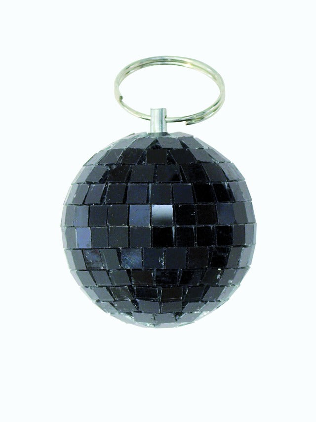 Sort Diskokule (15 cm)