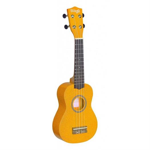 Stagg US-LEMON Sopranukulele med gigbag (Sitrongul)
