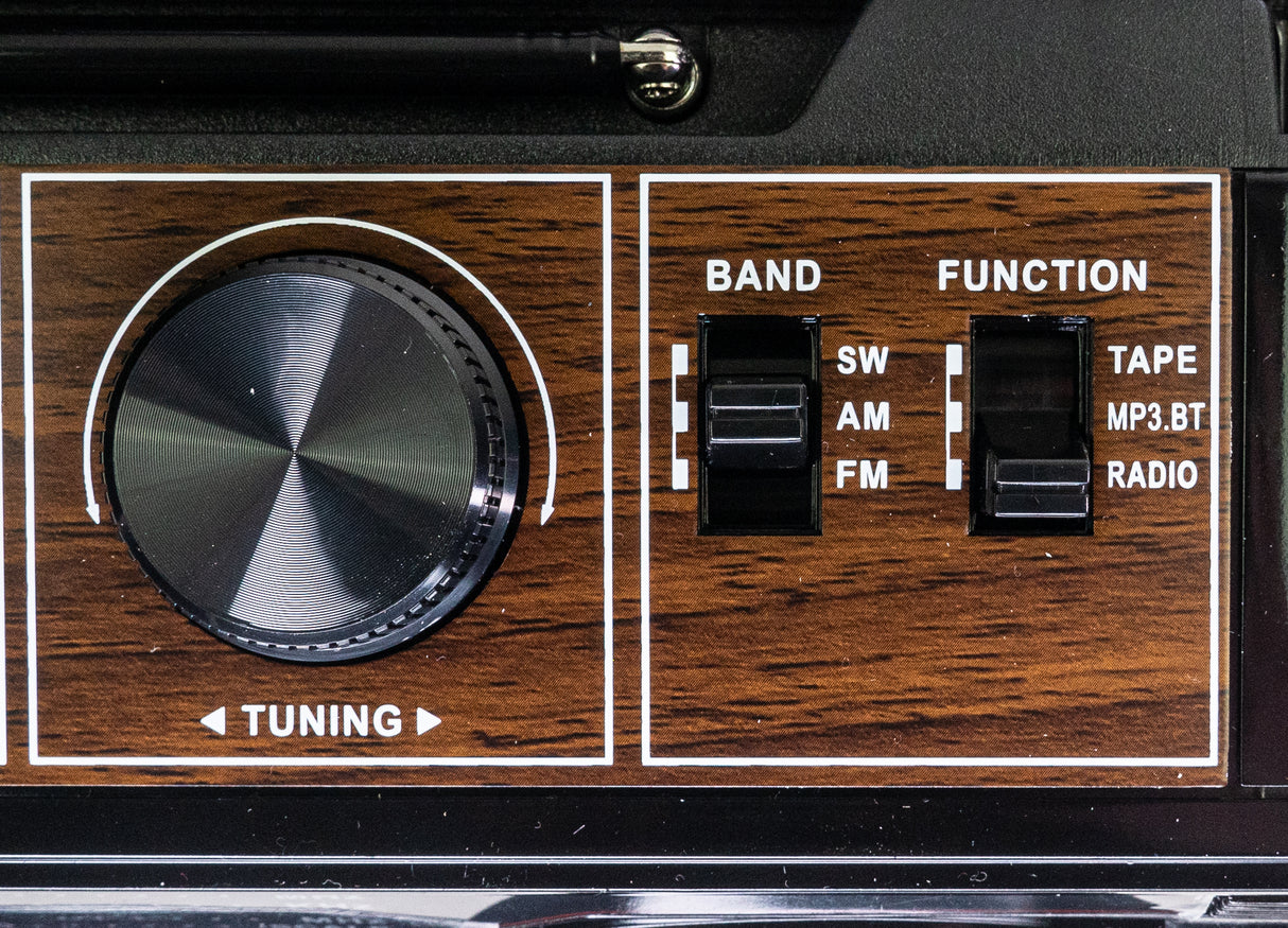 Studio 57 - Kassettspiller m. FM & Bluetooth, Sort