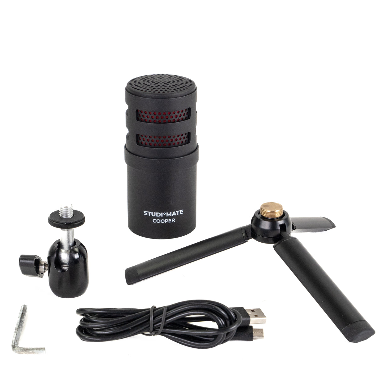 StudioMate SC180 USB Mikrofon med Lys + Gratis Gave