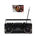 Studio 57 - Kassettspiller m. FM & Bluetooth, Sort + Kassettbånd