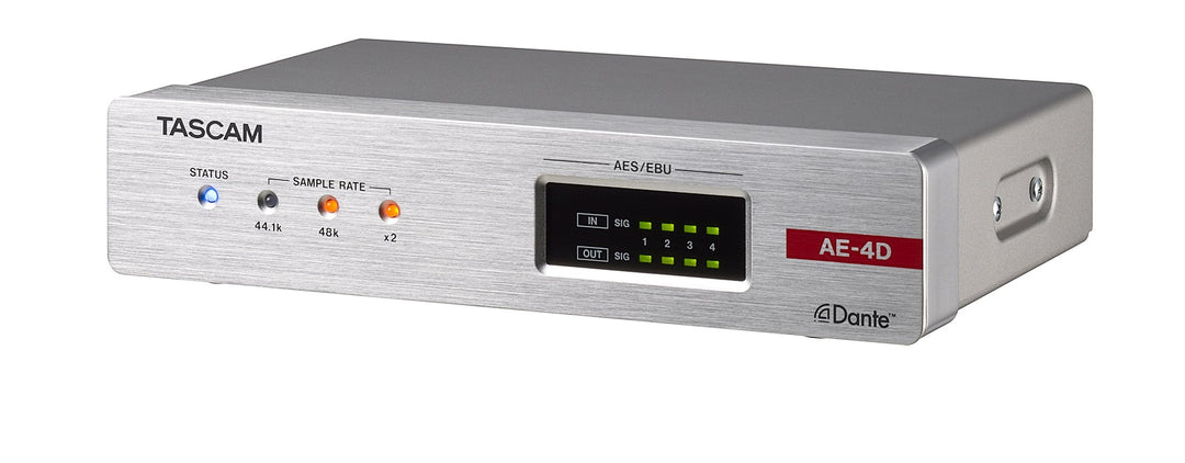 Tascam AE-4 AES/EBU Dante-konverter 2 inn / 2 ut, XLR