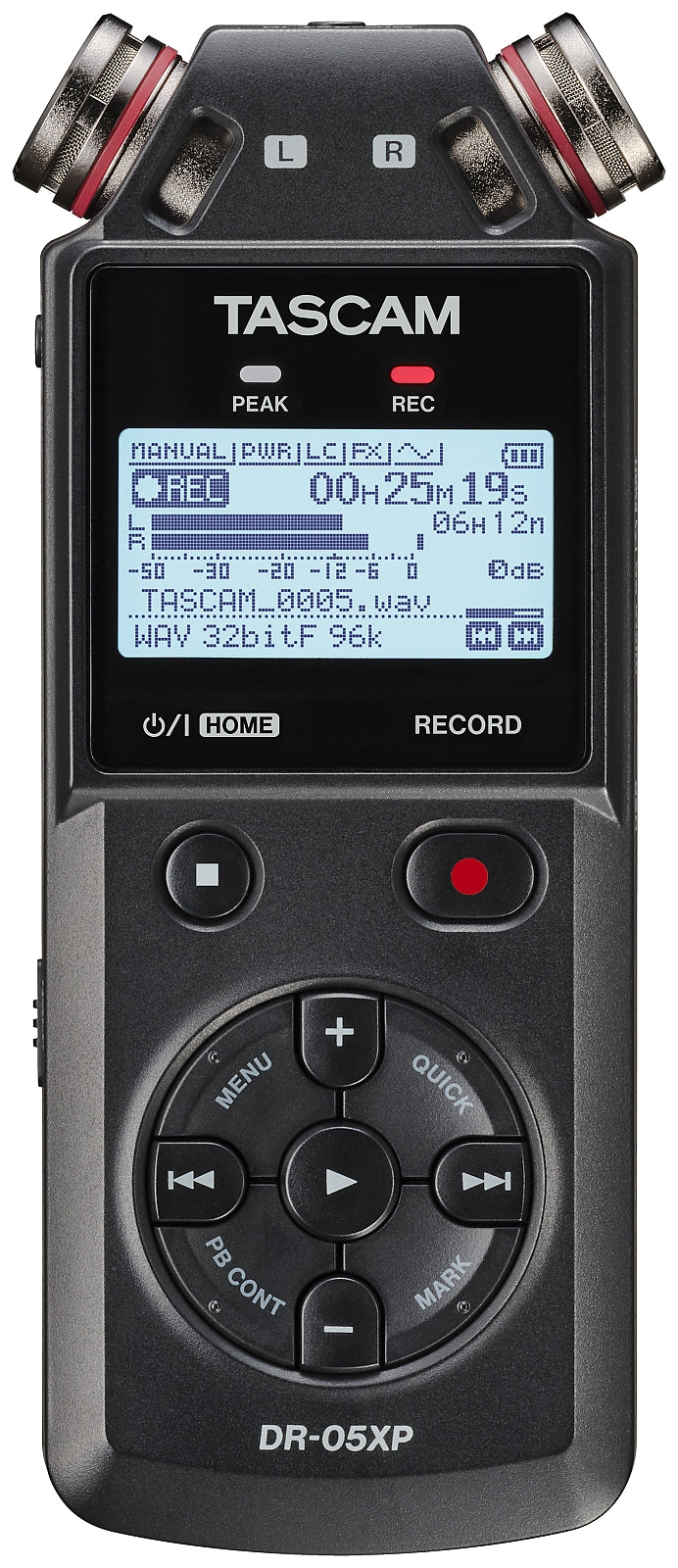 Tascam DR-05XP håndholdt opptaker, diktafon