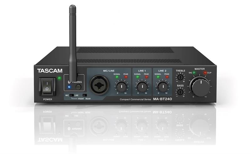 Tascam mikserforsterker 240W 100 Volt m/Bluetooth