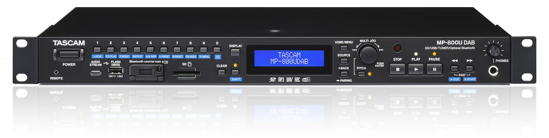 Tascam mediespiller med SD/USB og DAB/FM-tuner