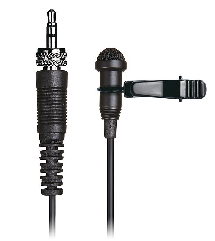 Tascam TM-10L knappehullsmikrofon minijack med omløper, Sort