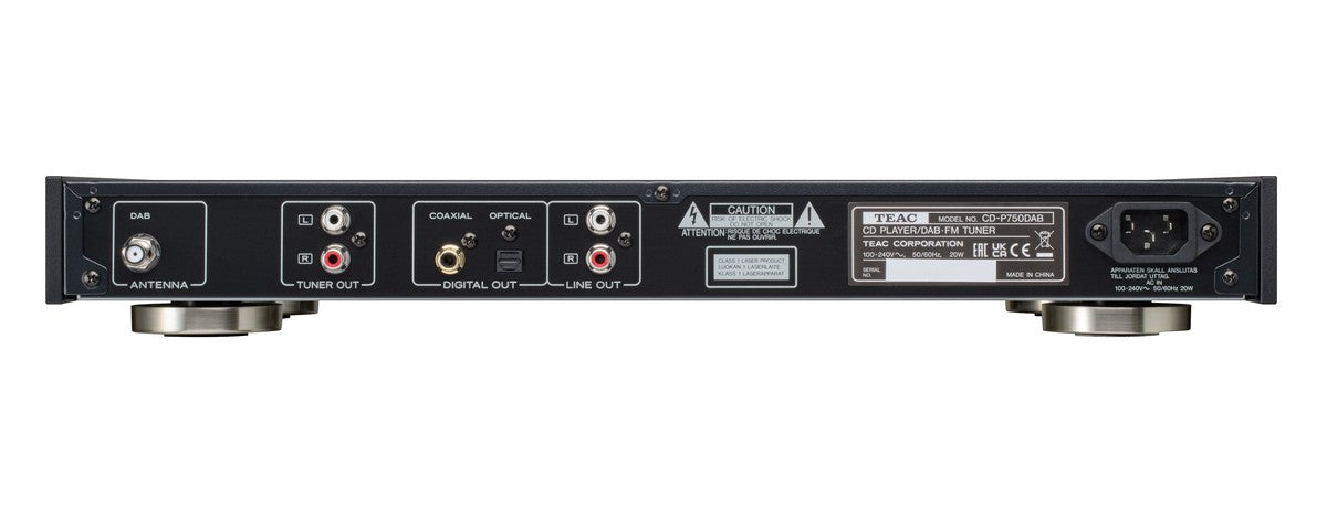 TEAC CD-P750DAB CD-spiller med DAB+ og FM