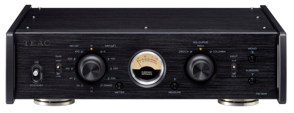 TEAC PE-505 Phono forforsterker (svart)