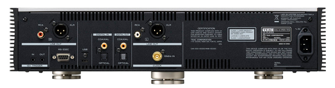 TEAC VRDS-701 CD-spiller (sølv)