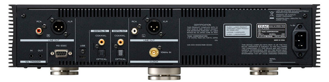 TEAC VRDS-701 CD-spiller (svart)