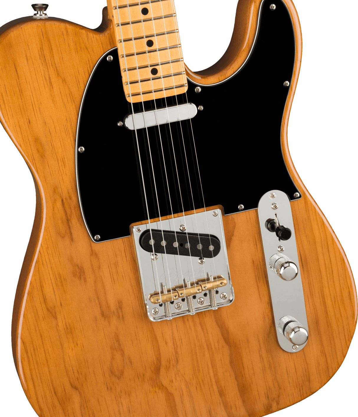 Fender American Professional II Telecaster elektrisk gitar (stekt furu)